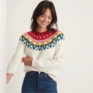 Marine Layer Multicolor Patterned Sweater
